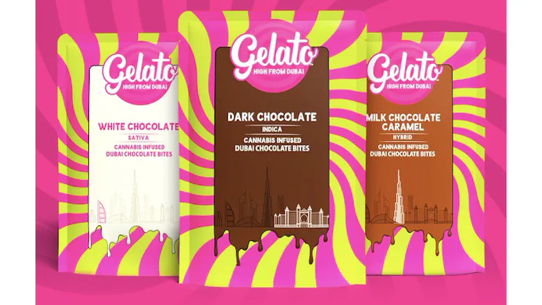ひろしH4CBH 15% Dubaichocolate 2本 Gelato Dubai Bite | Dark Choclate | 200mg | Chocolate Bites