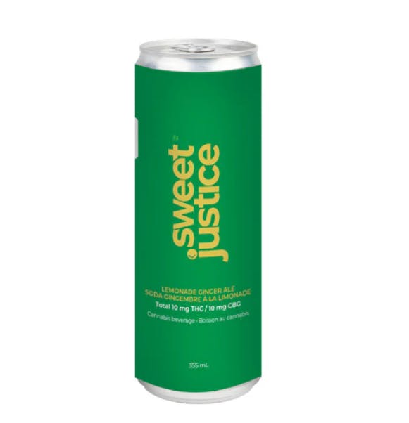 Sweet Justice - Lemonade Ginger Ale THC:CBG 1:1 1x355ml