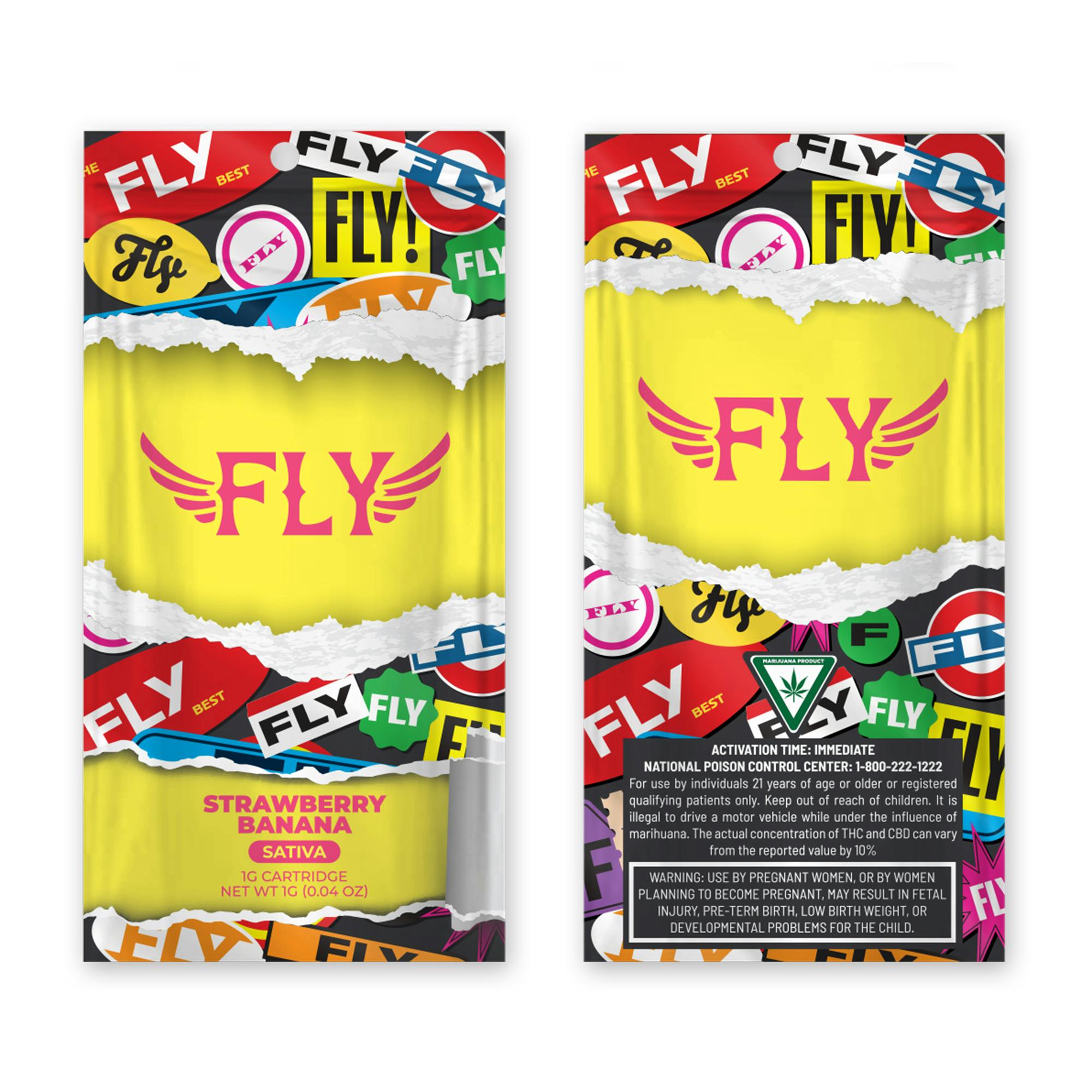 Product: FLY | Vape Cart - 1g - Strawberry Banana