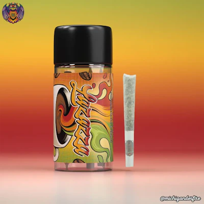 Michigander Fire - 5-Pack .5g Prerolls - Lazazza - PRE_ROLLS by Michigander Fire at King of Budz