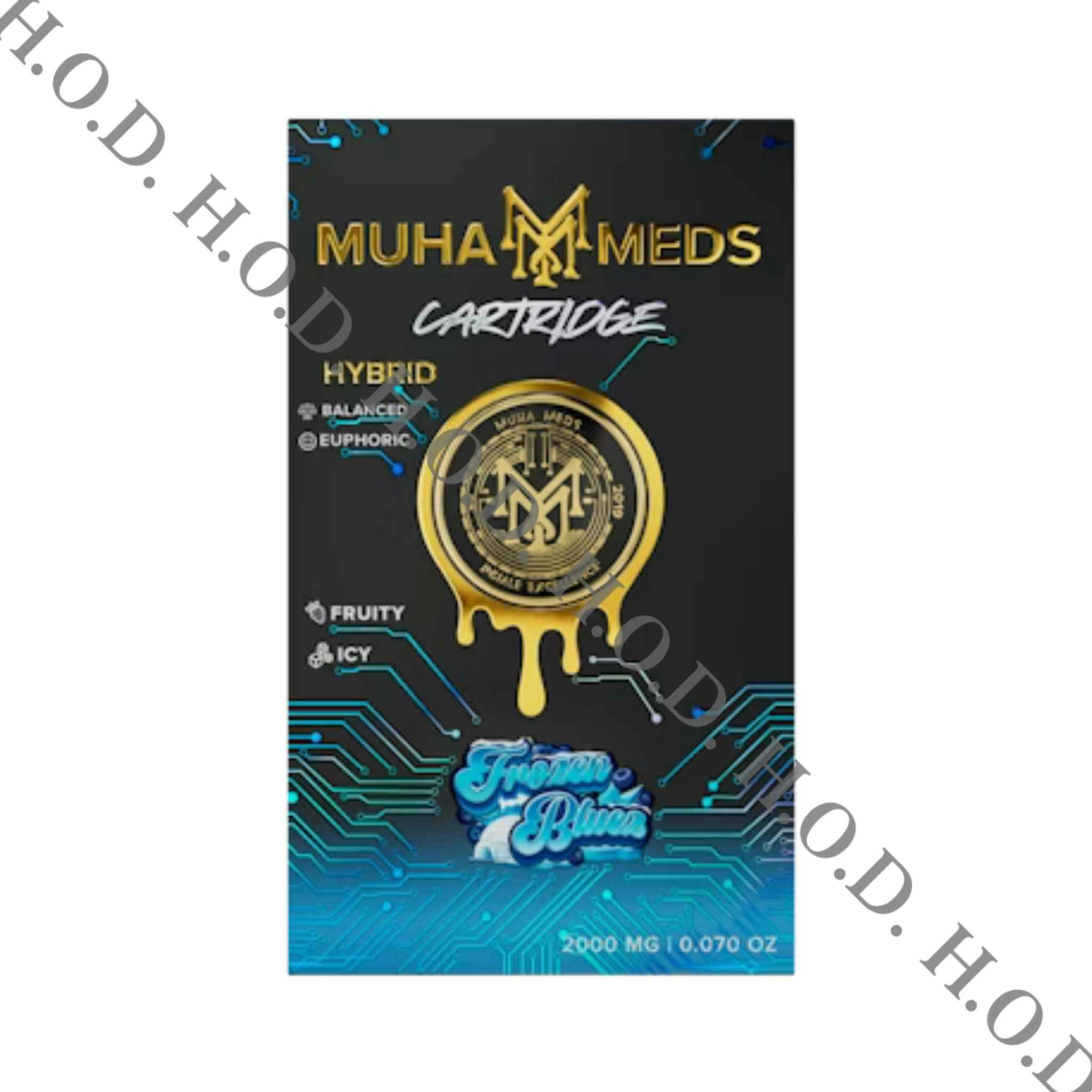 muha meds blue dream vape Muha Meds Frozen Bluez Cart 2g | House of Dank Recreational Cannabis