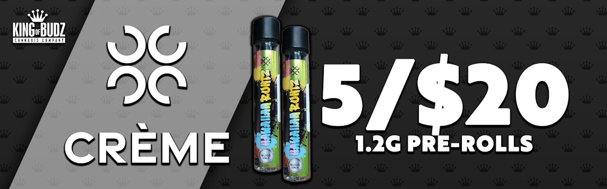 Creme Cultivation - 1.2g Prerolls - 5/$20