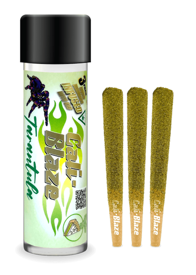 Cali Blaze | 3 x LQD Infused Preroll Pack | Cherry Lime