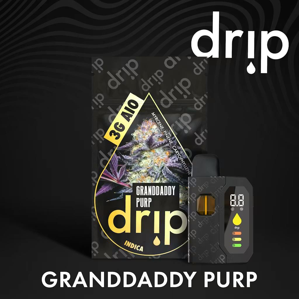 Drip - 3g Disposable - Granddaddy Purp (I)