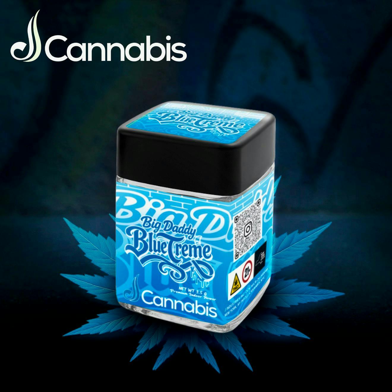 J Cannabis J Cannabis | Big Daddy Blue | 3.5g Premium Flower