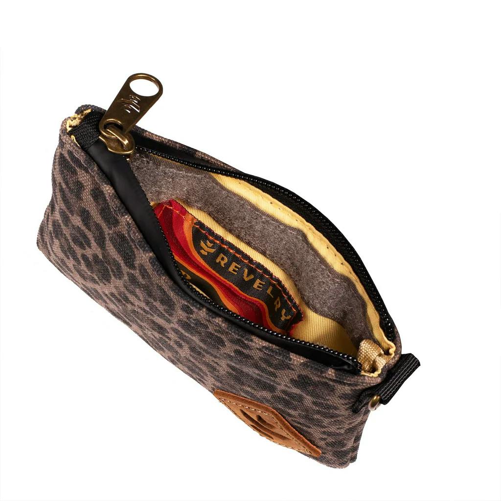 Photo of The Broker Mini Smell Proof Zippered Stash Bag (Leopard Print)