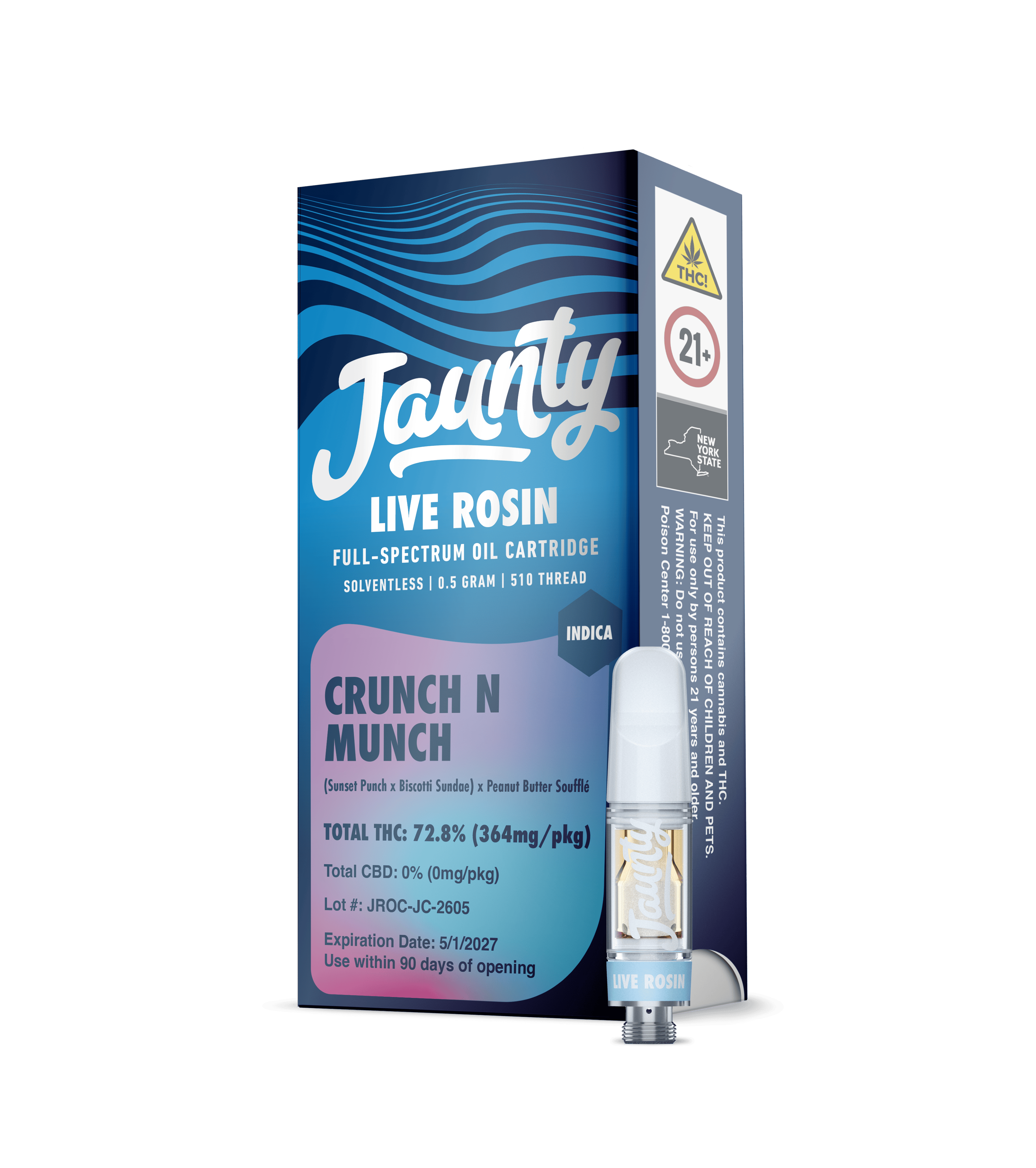 Crunch N Munch Live Rosin Cart - 0.5G