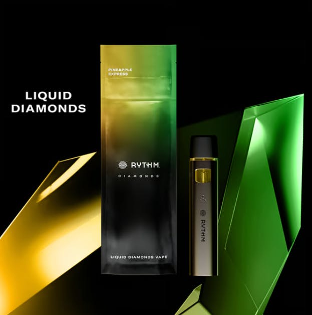 RYTHM Pineapple Express Liquid Diamonds Vape | Hybrid | 1g - Star Buds  Cannabis Dispensaries Cannabis Dispensary in NY, MD, MS, IL, OK