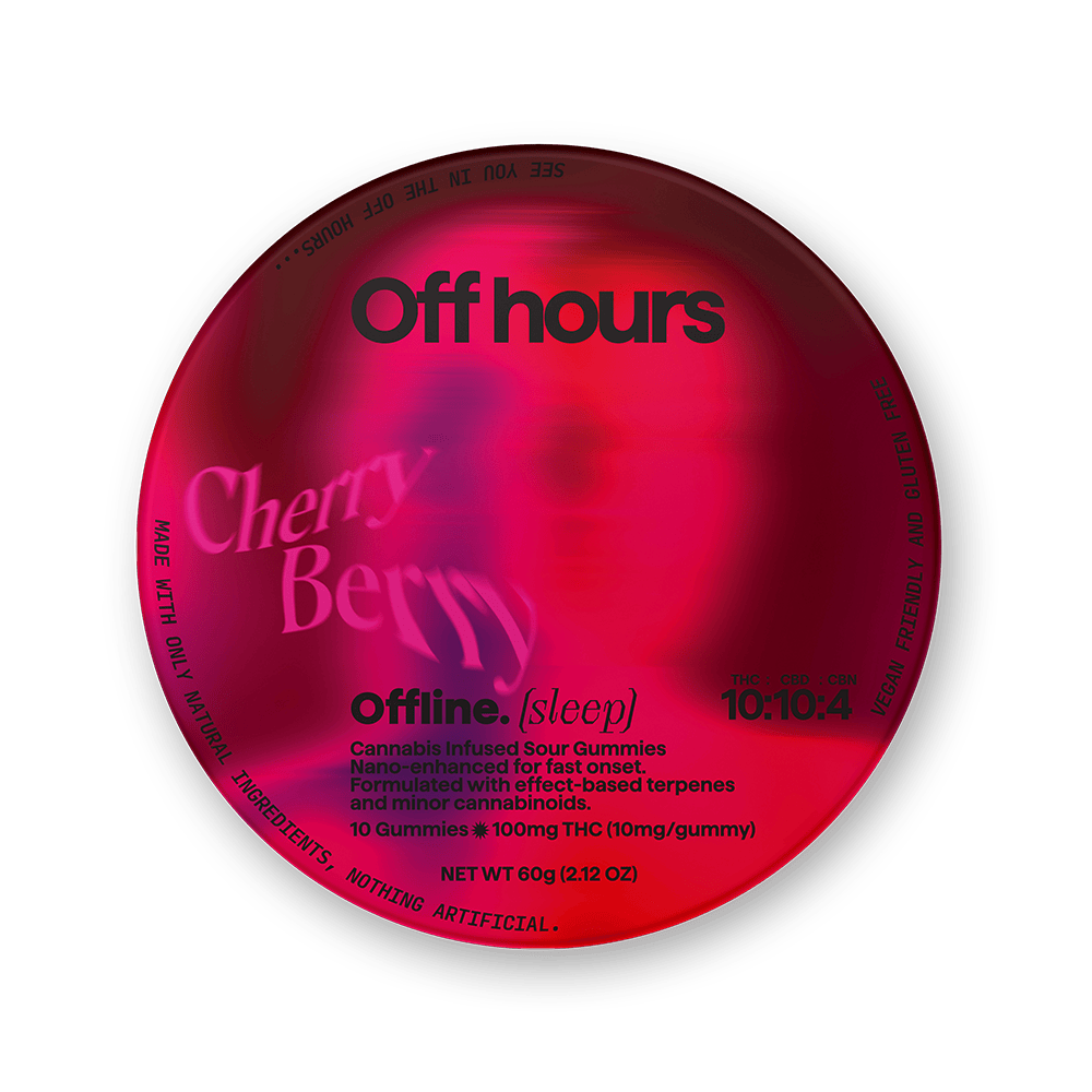 Off Hours | Offline | Cherry Berry | 100mg Gummies image 0