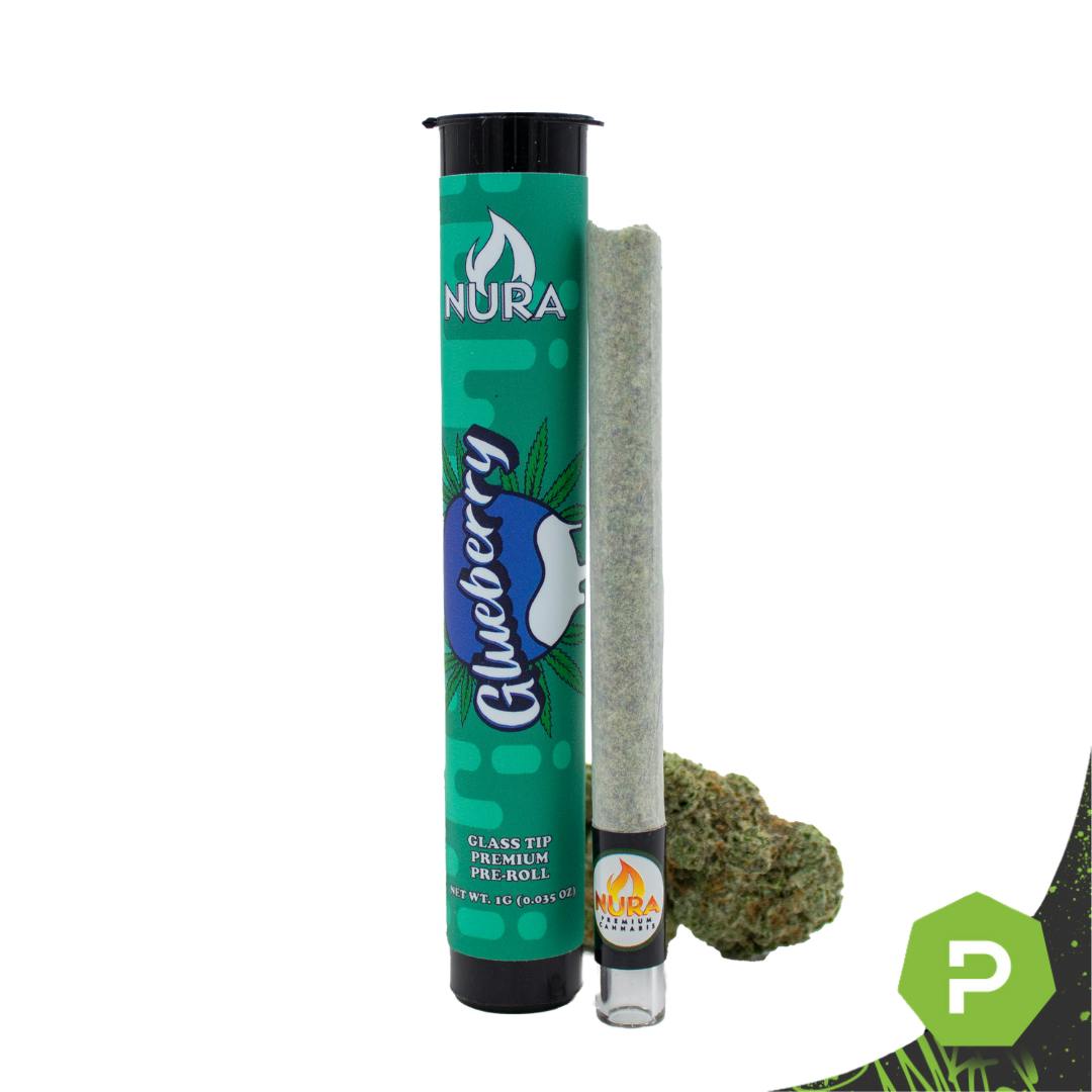 nura disposable vape Nura Nura | 1g Glass Tip Pre-Roll | Glueberry