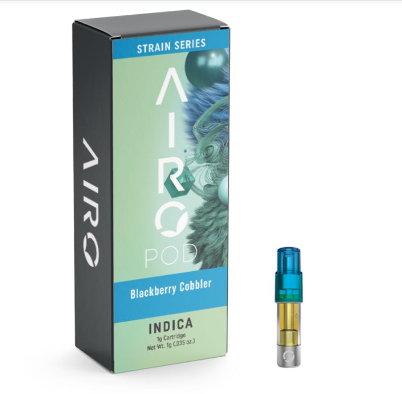 Product DF Airo 1g Cartridge - Blackberry Cobbler (Indica)
