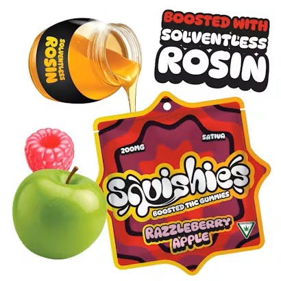Squishies SQUISHIES | RAZZLEBERRY APPLE - GUMMIES | 200MG | SATIVA — EDIBLES