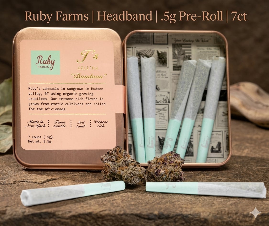 Product Ruby Farms | Headband | .5g Pre-Roll | 7ct