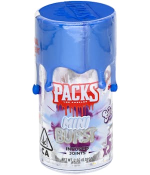 Packwoods 5pk Infused Preroll Mini Bursts | Gelato Freeze