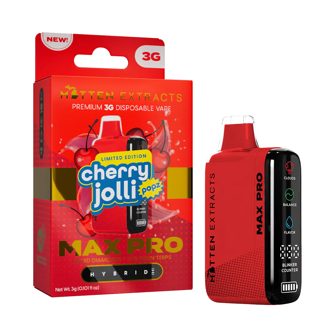 Mitten MAX PRO - Disposable 3g - Cherry Jolli Popz - Limited