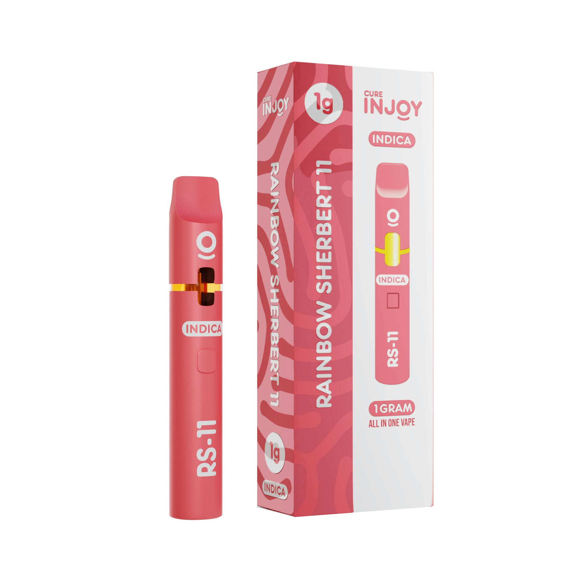 Cure Injoy - Rainbow Sherbert 11 (Indica) All-In-One Vape | Wellgreens -  Balboa