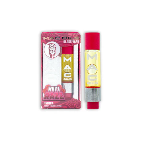 Mac Oils - 1g Cart - White Razz - product image at King of Budz