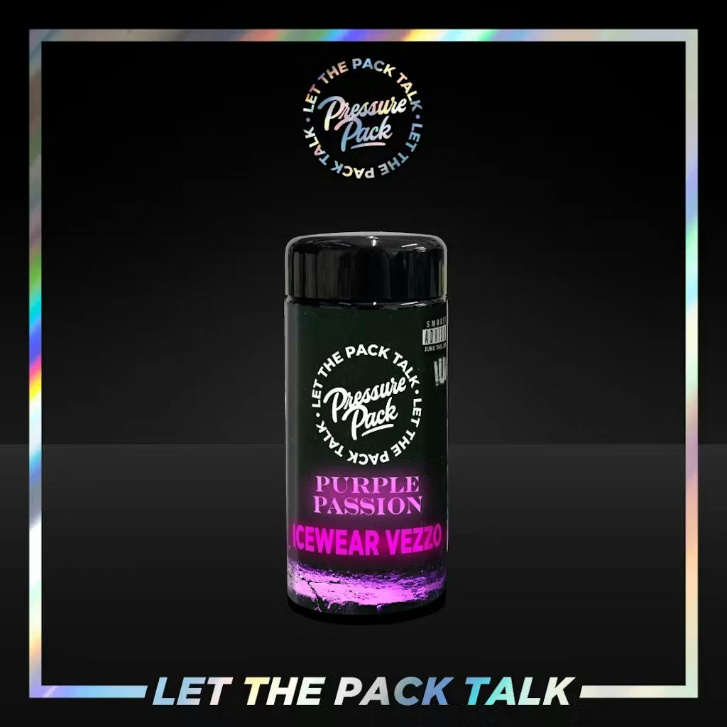 Pressure Pack x Ice Wear Vezzo - 3.5g Prepack - Purple Passion