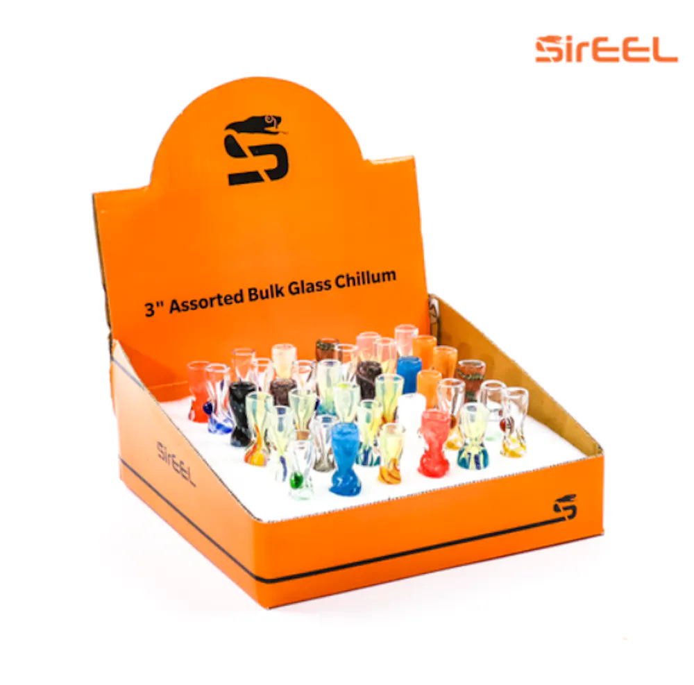 Product SirEEL - 3" Chillums - Assorted Colors