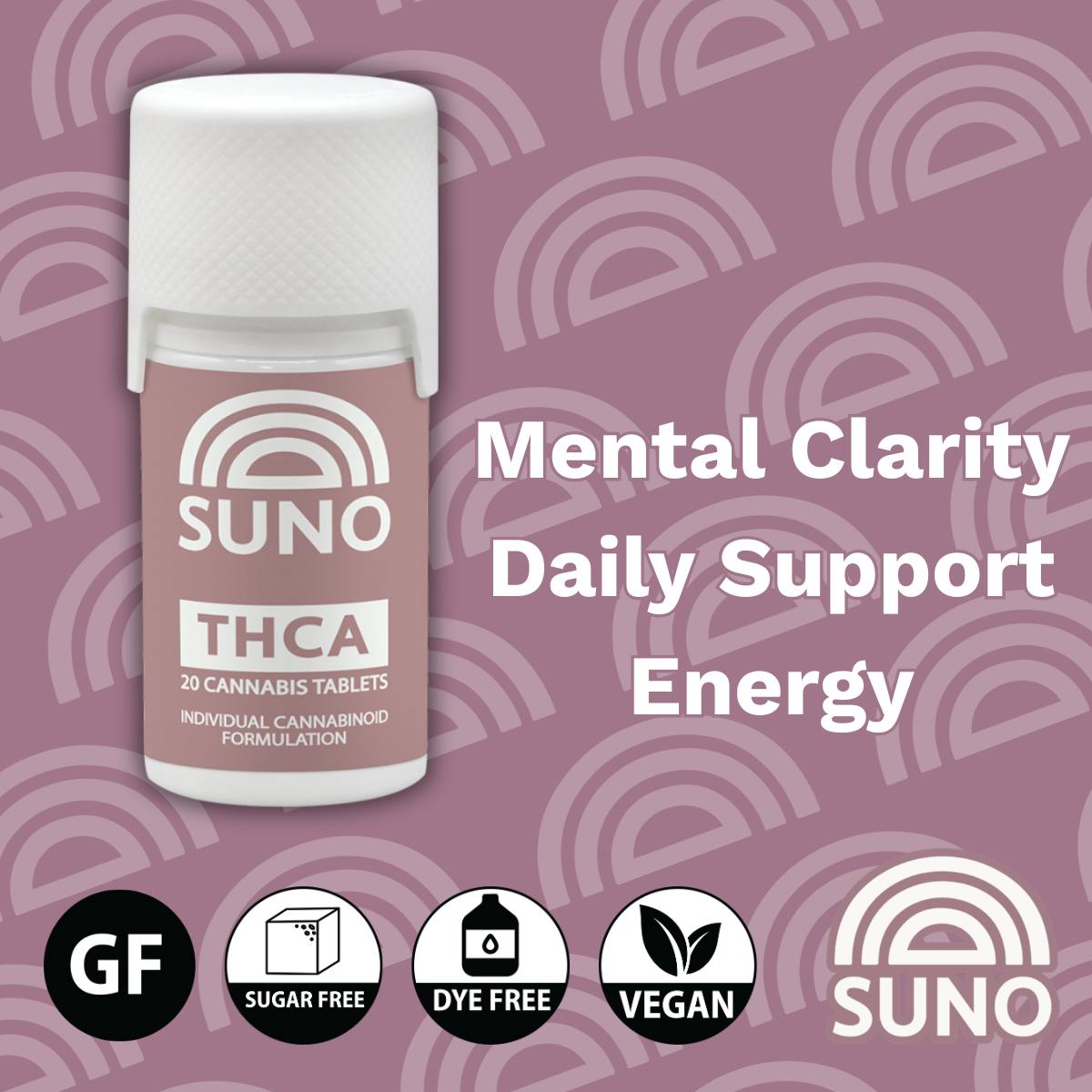 SUNO - 200mg Tablets - THCA
