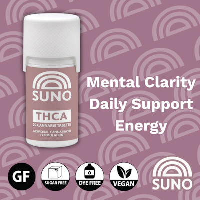 SUNO - 200mg Tablets - THCA - EDIBLES by SUNO at King of Budz