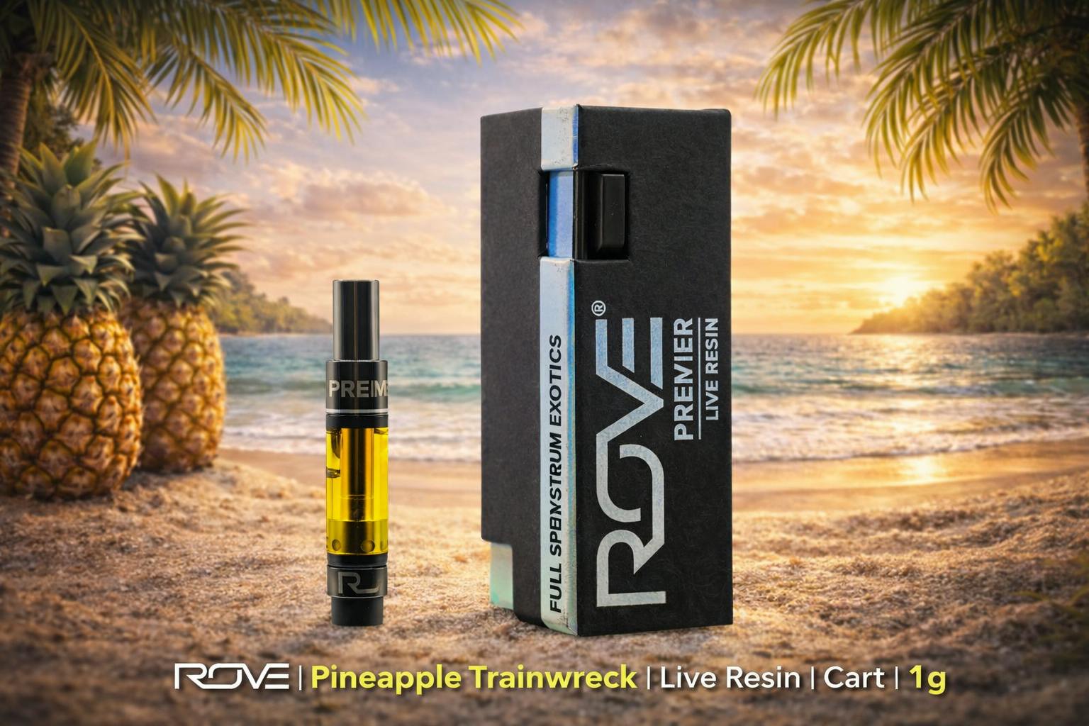 Product Rove | Pineapple Trainwreck | Live Resin | Cart | 1g