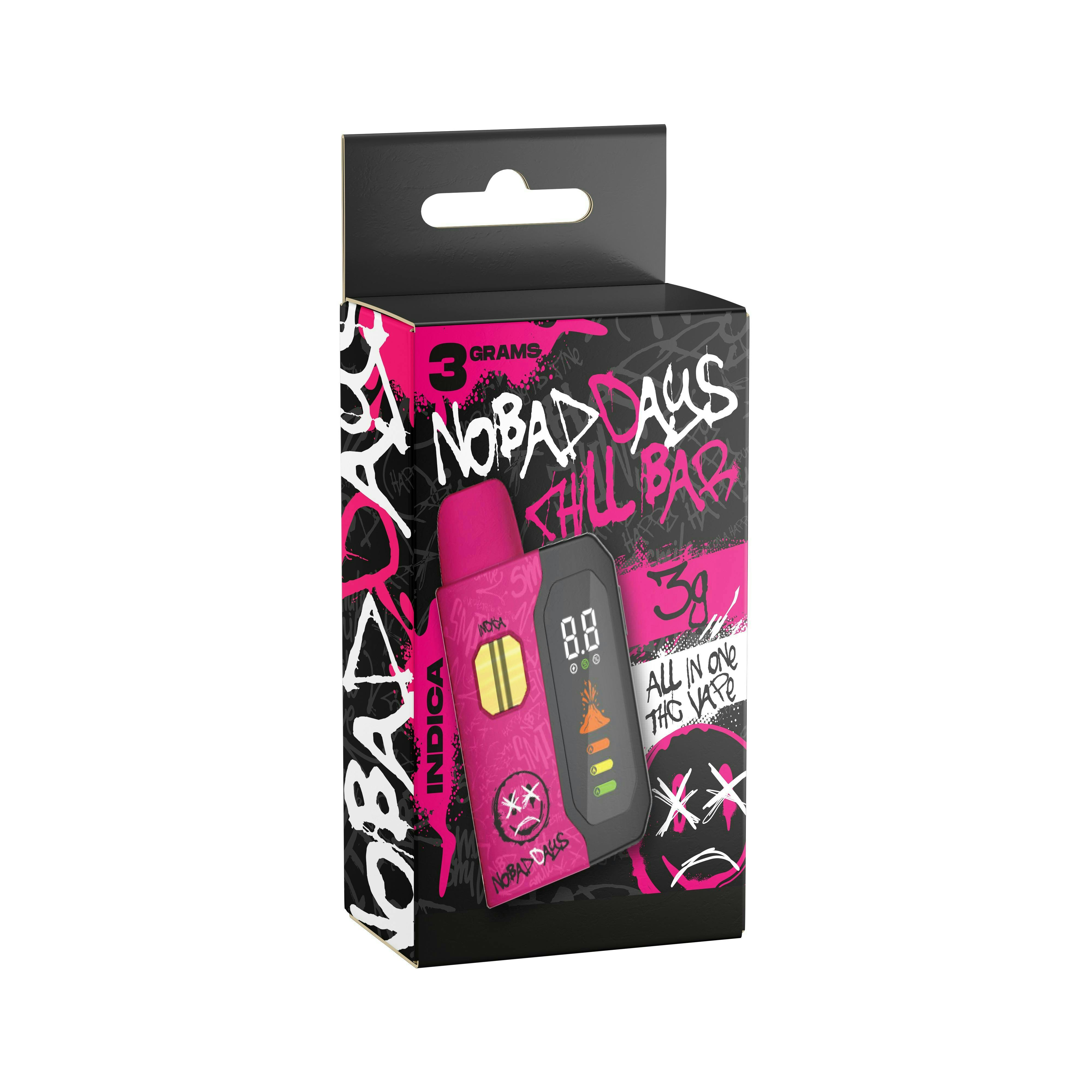 No Bad Days | Disposable Vape - 3g - Cake Crasher (Indica)