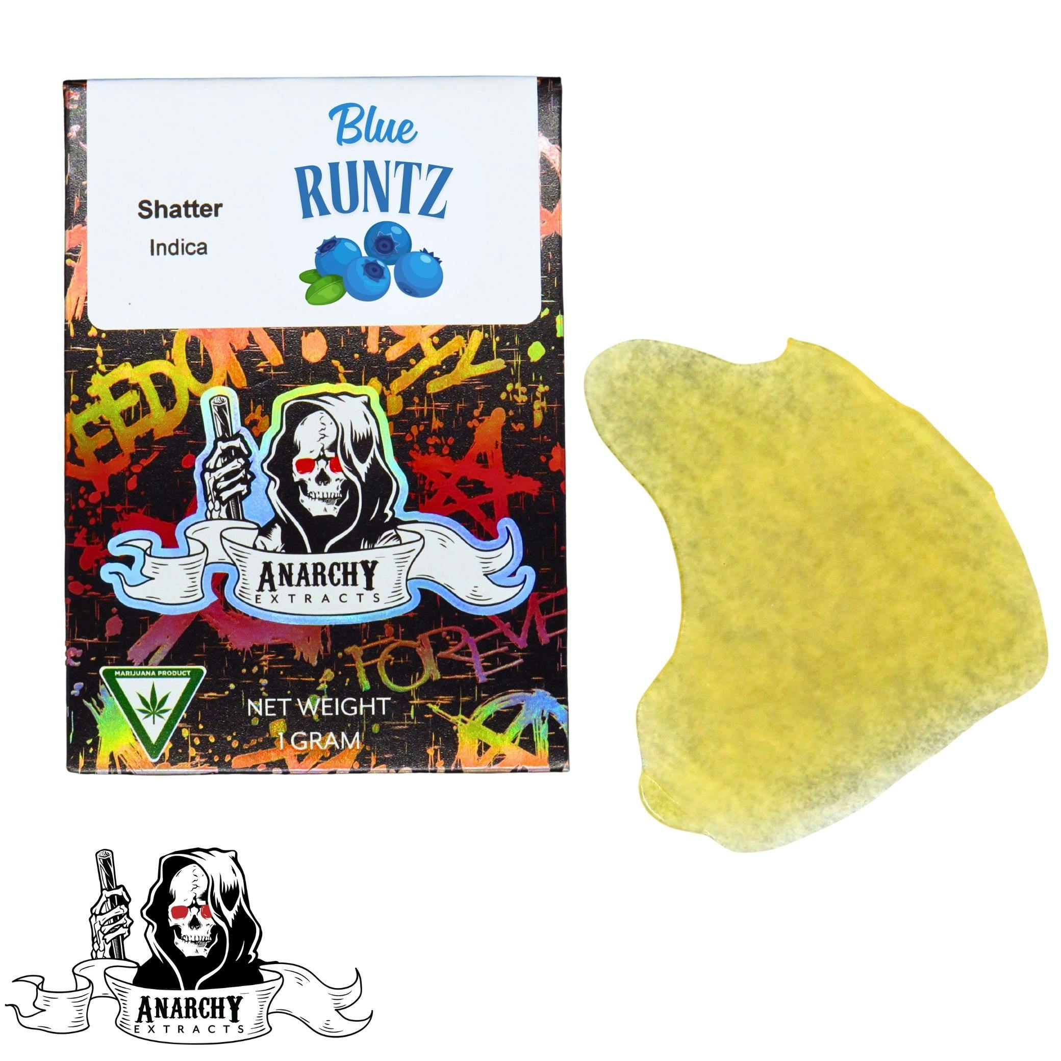 Product: Anarchy | Shatter - 1g - Blue Runtz