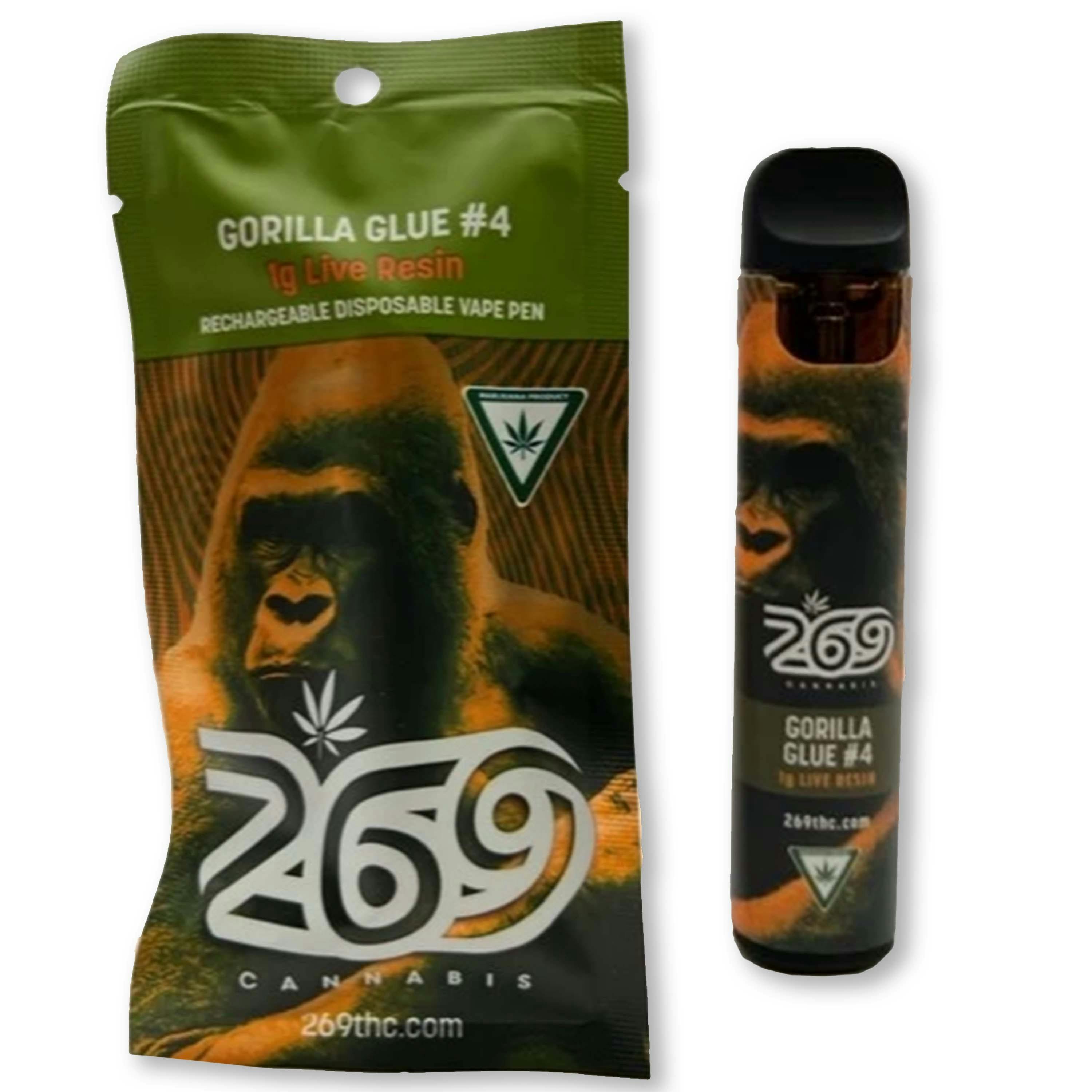 elfbar elfa kaufen Gorilla Glue 96.35% Delta 8 Disposable Vape - Delta 8 main image 0