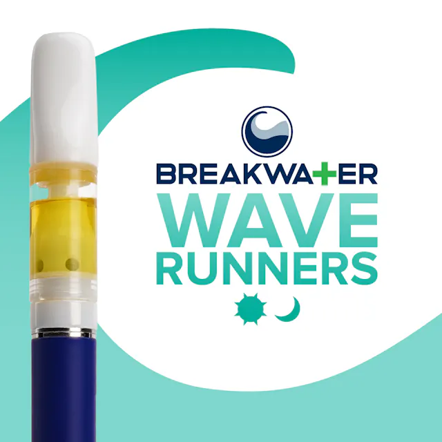 Breakwater Live Hash Rosin Cart Wave Runners .5g (hybrid, live rosin cartidge)