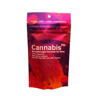 Product: Cannabis PM | Manhattan 1:1:1 THC:CBD:CBN Gummies | 50mg:50mg:50mg