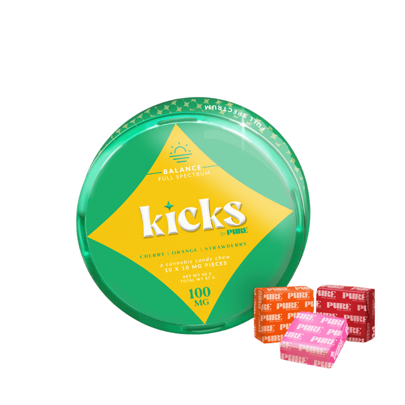 Pure Edibles: kicks Balance 100mg