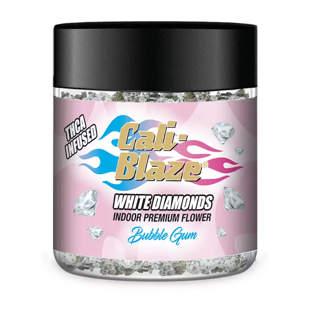 Product Cali-Blaze | Bubble Gum | White Diamond Infused Flower