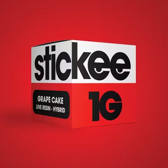 Stickee - 1g Live Resin - Grape Cake