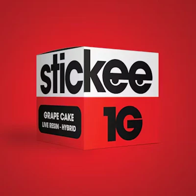 Stickee - 1g Live Resin - Grape Cake