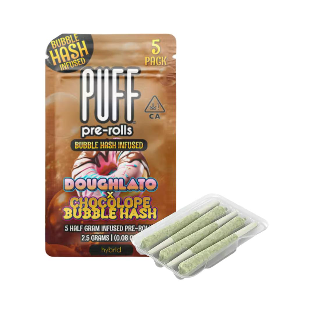 DOUGHLATO X CHOCOLOPE 5PK BUBBLE HASH PREROLL