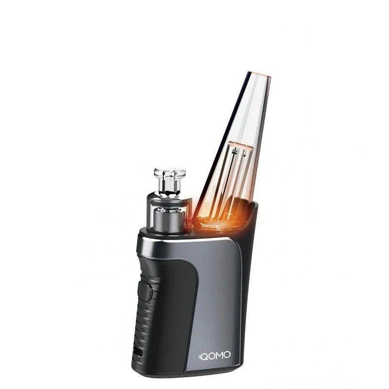 X-MAX | Qomo Wax Vaporizer Electric Rig - Gunmetal