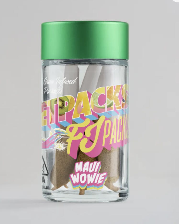 Pre-roll | Jetpacks | Diamond + Live Resin Infused | Maui Wowie | 5pk | 2.5g