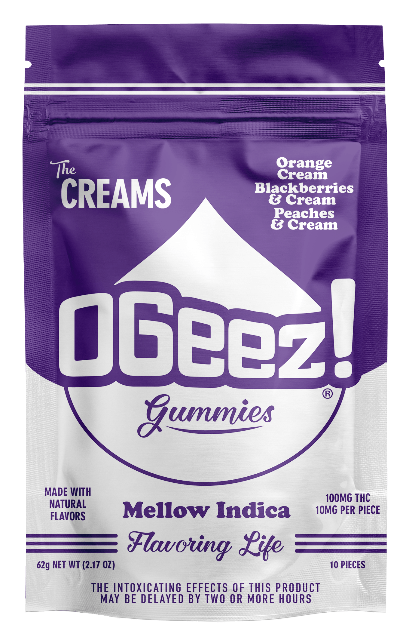 OGeez | The Creams | Mellow Indica | 10 Pack 100mg