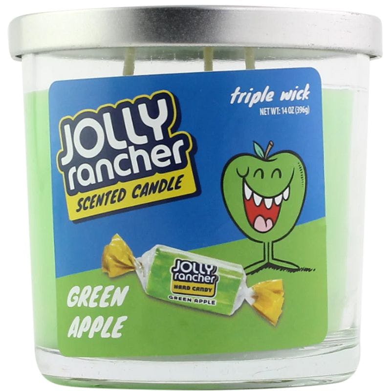 Sweet Tooth | 14oz Jolly Rancher Triple Wick Candle - Green Apple