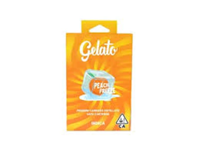 Gelato - 1g Cartridge - Peach Freeze (I) - CARTRIDGES by Gelato at King of Budz