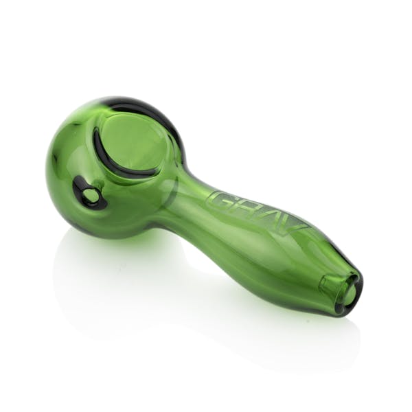 GRAV Classic Spoon 4" Hand Pipe - Green