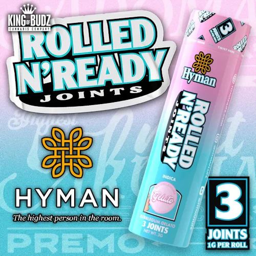 Hyman - 3-Pack 1g Prerolls - Bubblegum Gelato