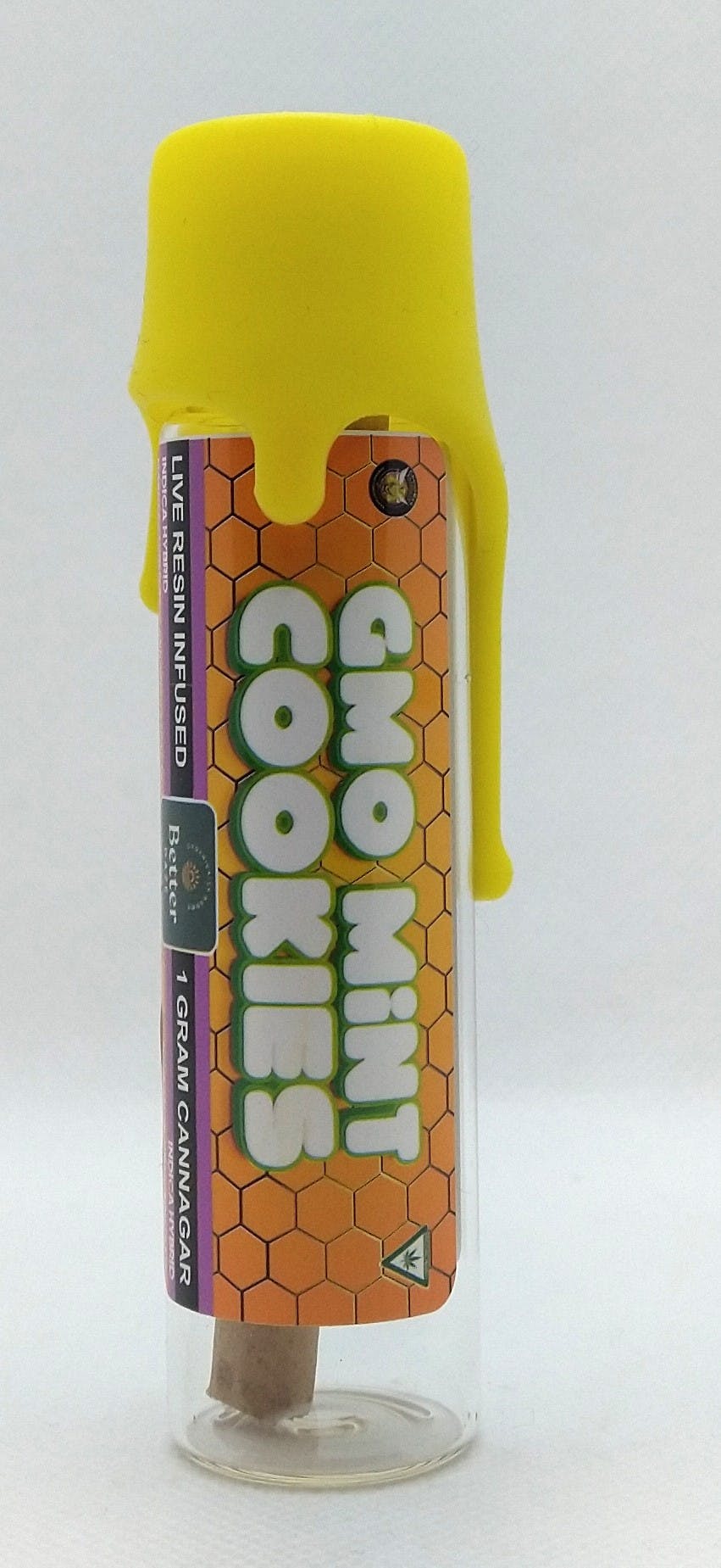 Product: Canna Bee | GMO Mint Cookies | Infused Cannagar Pre-roll Indica