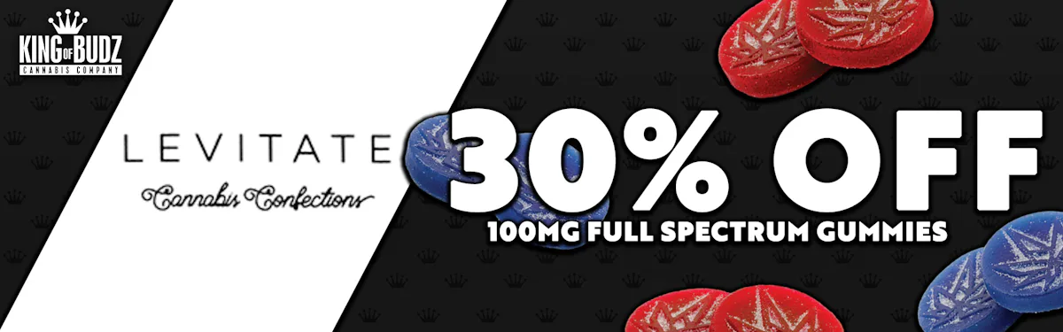 Levitate - 100mg Full Spectrum Gummies - 30 Percent OFF