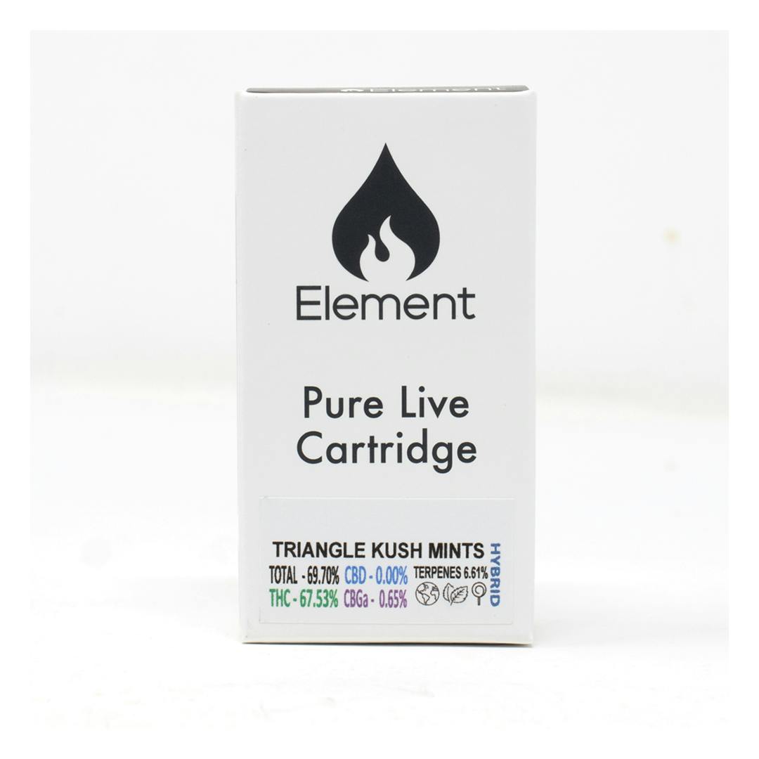 Triangle Kush Mints Pure Live Cart GAGE Cannabis
