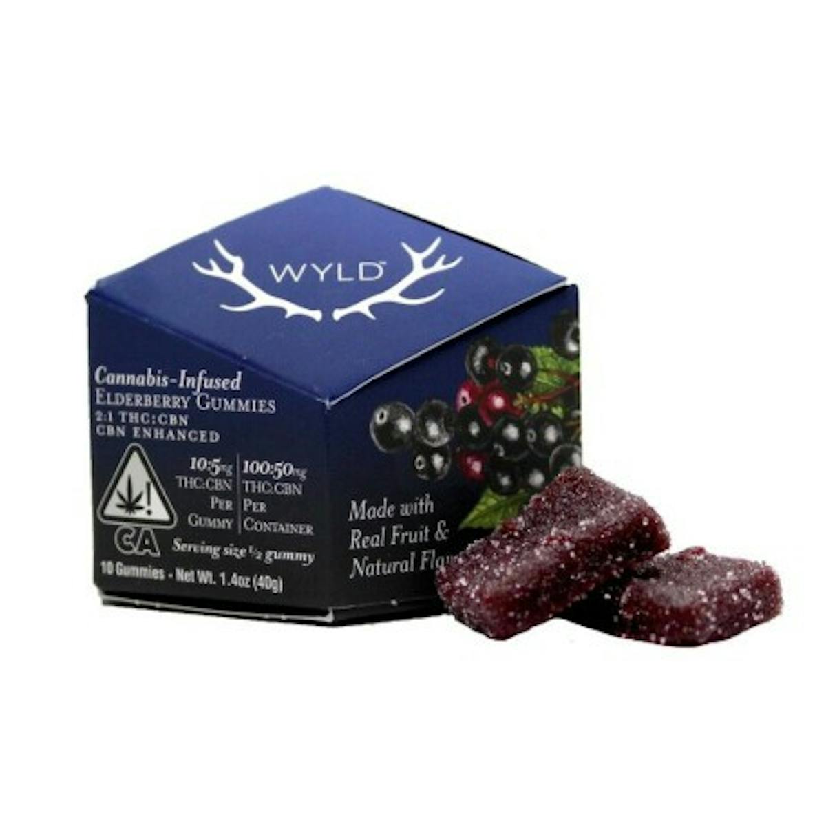 Photo of Elderberry 2:1 CBN Gummy (Wyld)