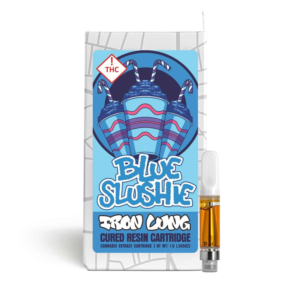 Photo of Blue Slushie Cured Resin Cart