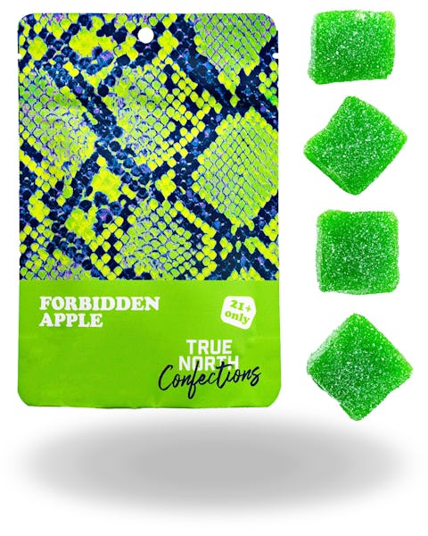 Product: True North Confections | Forbidden Apple 4 Piece Gummies | 200mg*
