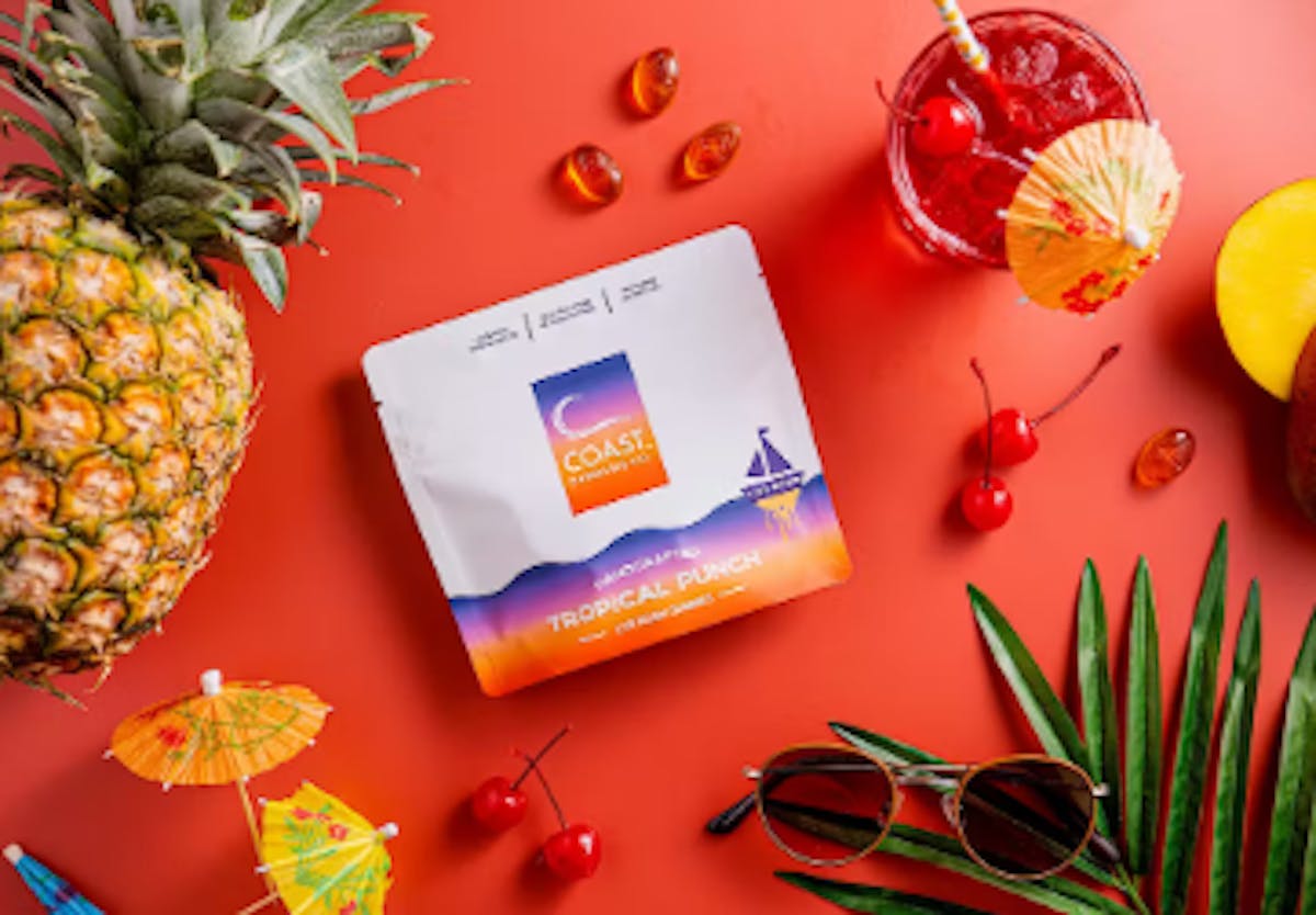 Photo of Tropical Punch 100mg 20pk Live Rosin Gummies